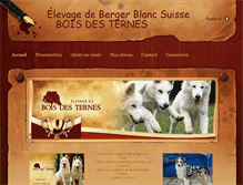 Tablet Screenshot of bergerblancsuisse.fr